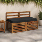 Zitkussen 120x80x10 cm polyester antraciet