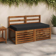 Zitkussen 120x80x10 cm polyester antraciet