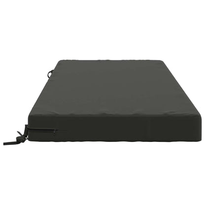 Zitkussen SOEST 100% Polyester Antraciet 120 x 60 x 10 cm