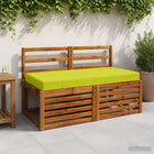 Zitkussen 120x60x10 cm polyester helder groen