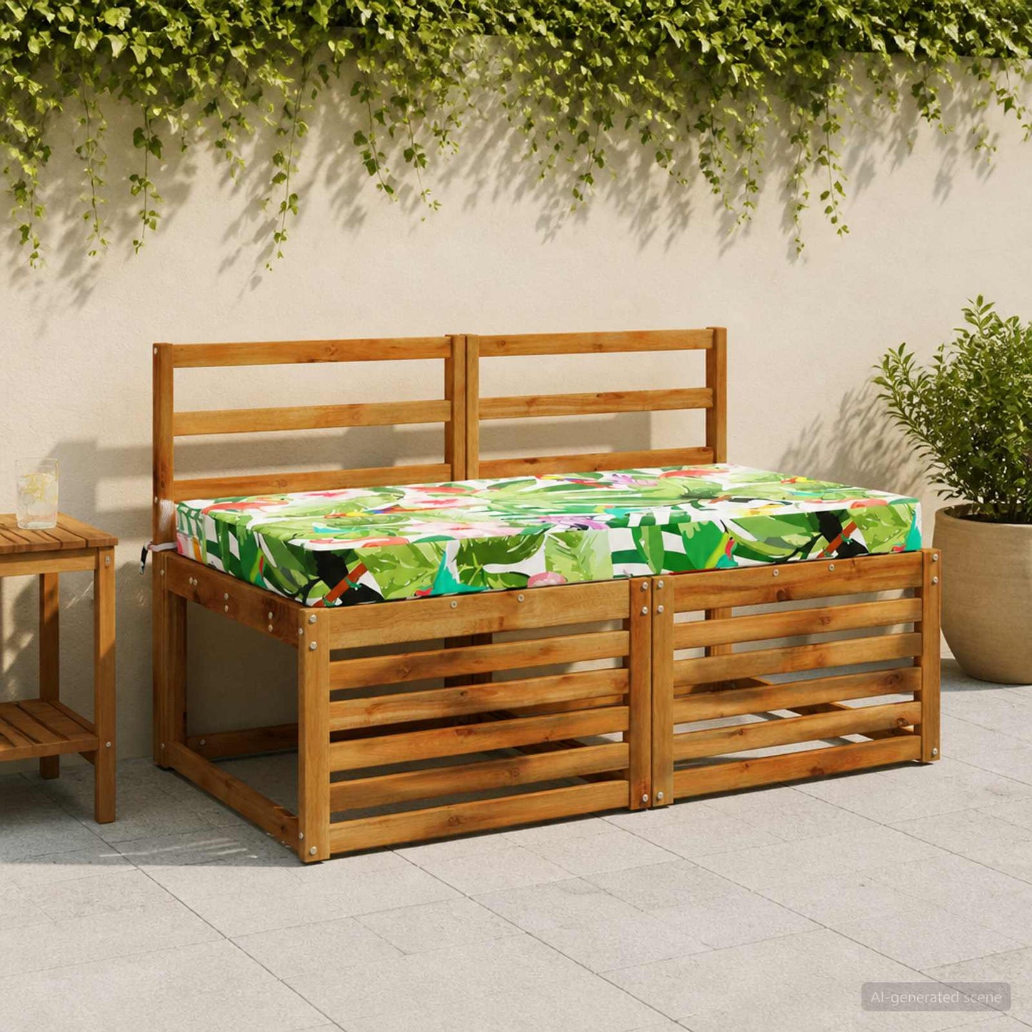 Zitkussen SOEST 100% Polyester Meerkleurig 120 x 60 x 10 cm