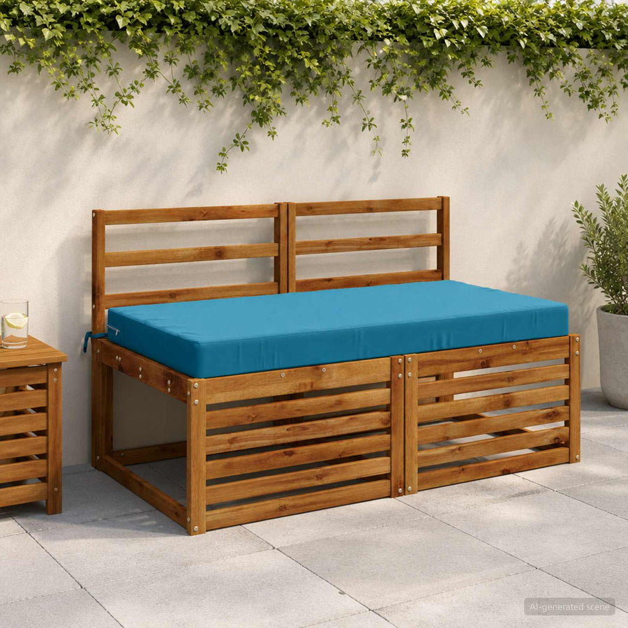 Zitkussen SOEST 100% Polyester Lichtblauw 120 x 60 x 10 cm