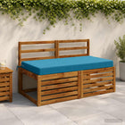 Zitkussen 120x80x10 cm lichtblauw polyester