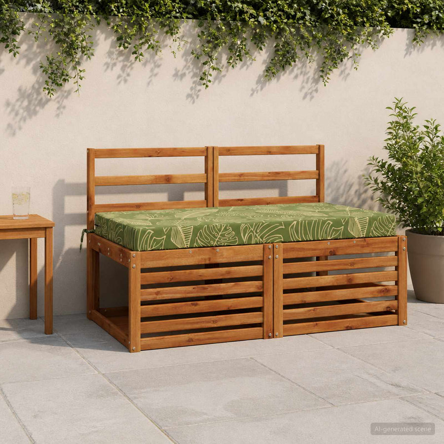 Zitkussen SOEST 100% Polyester Bladontwerp 120 x 60 x 10 cm