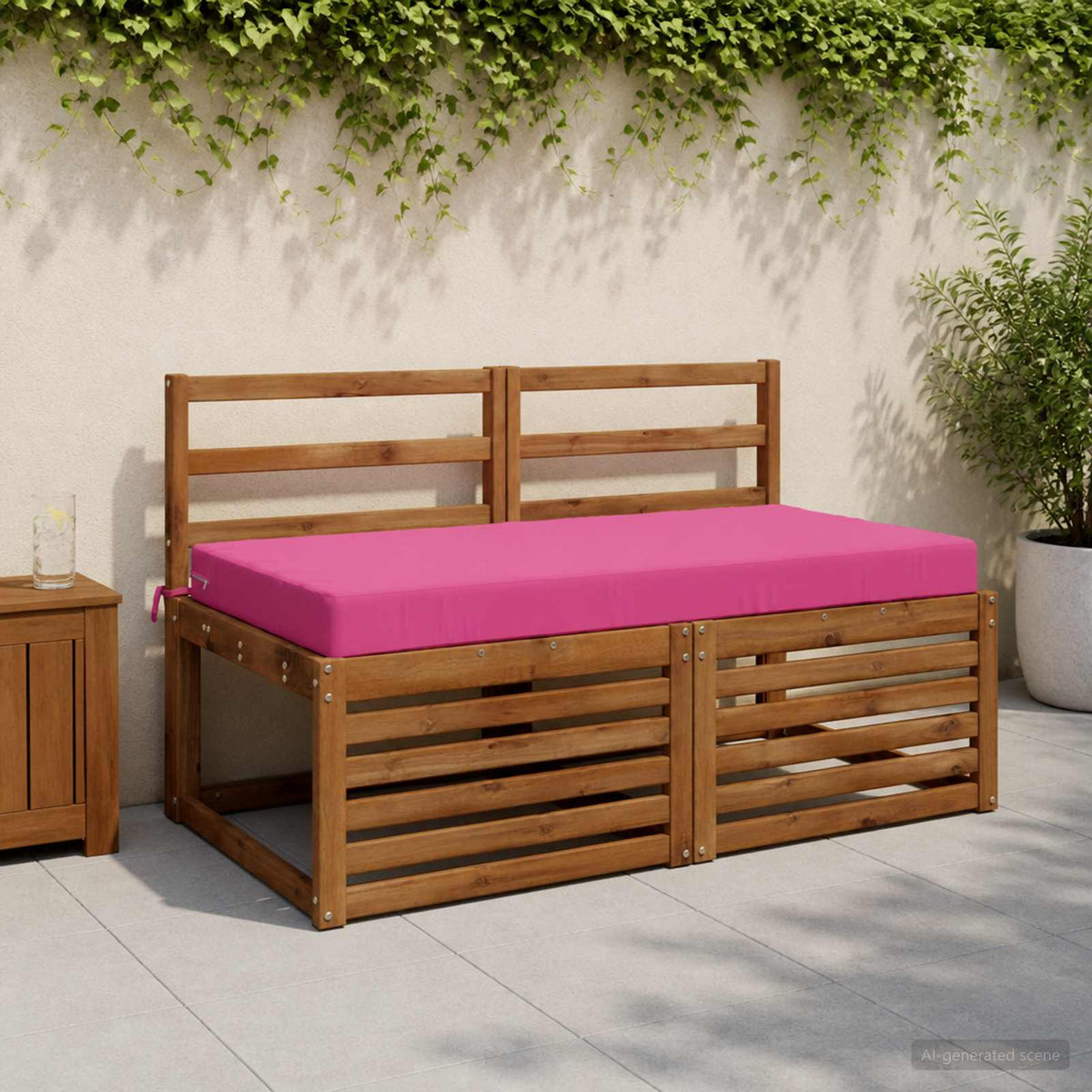 Zitkussen SOEST 100% Polyester Roze 120 x 80 x 10 cm