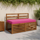 Zitkussen roze 120x60x10 cm polyester
