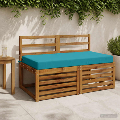 Zitkussen SOEST 100% Polyester Turquoise 120 x 80 x 10 cm