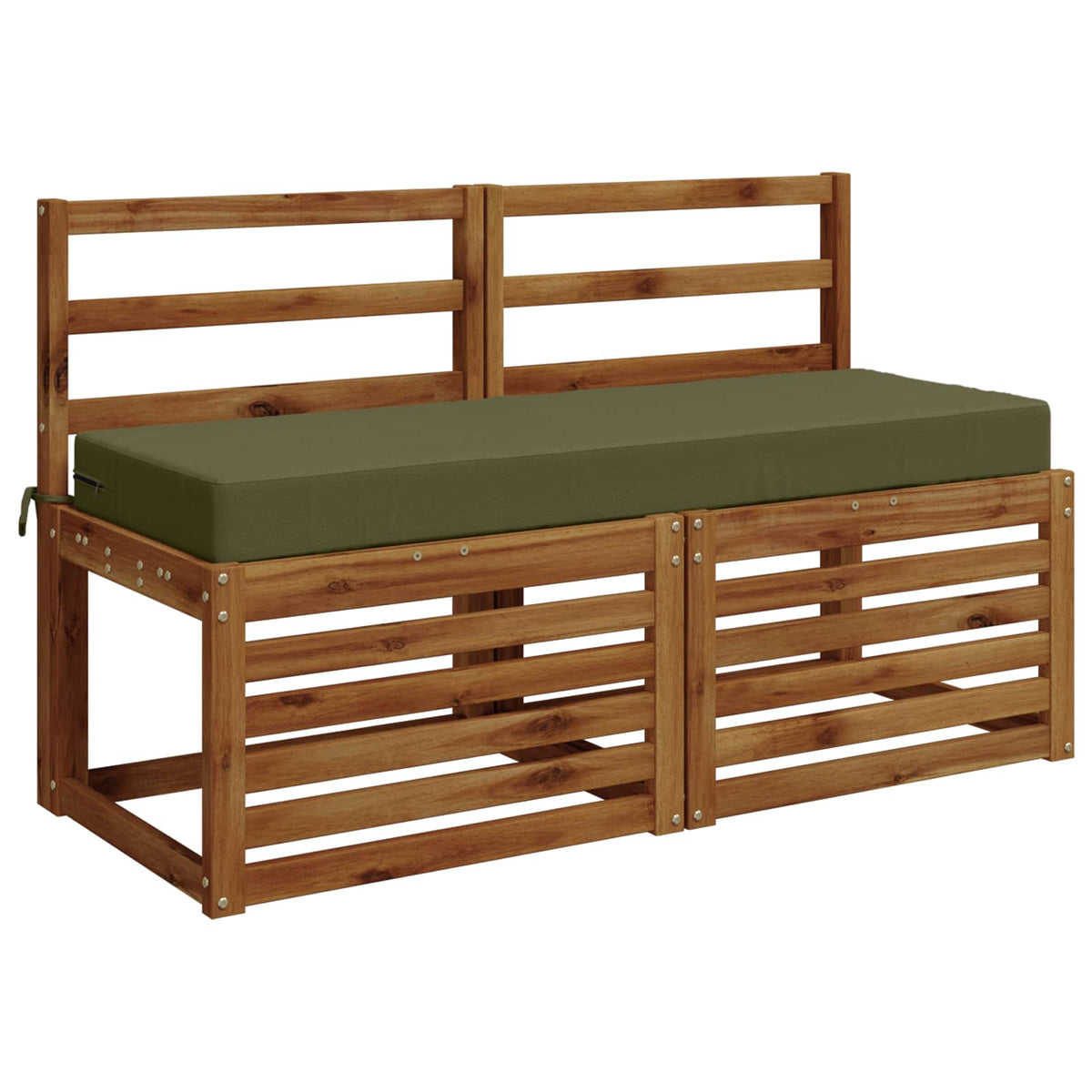 Zitkussen SOEST 100% Polyester Olijfgroen 120 x 40 x 10 cm