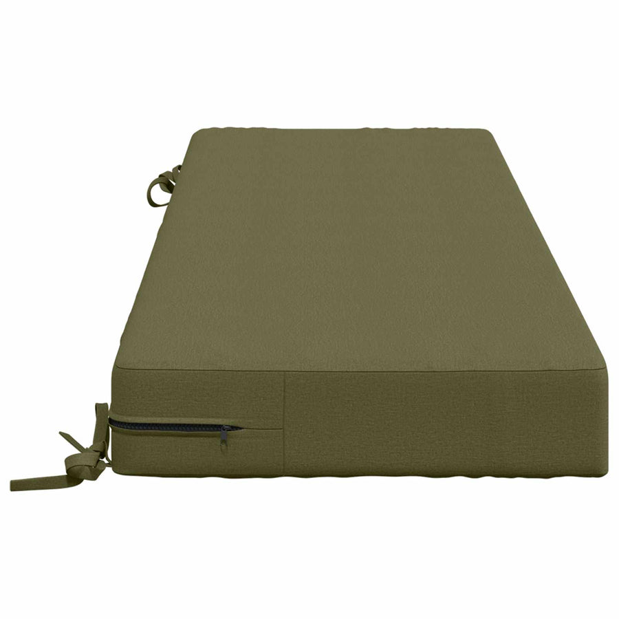 Zitkussen SOEST 100% Polyester Olijfgroen 120 x 40 x 10 cm