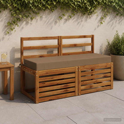 Zitkussen SOEST 100% Polyester Taupe 120 x 40 x 10 cm