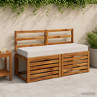 Zitkussen 120x40x10 cm wit polyester UV-bestendig
