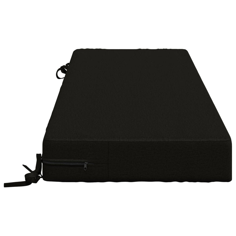 Zitkussen SOEST 100% Polyester Zwart 120 x 40 x 10 cm