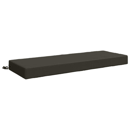 Zitkussen SOEST 100% Polyester Antraciet 120 x 40 x 10 cm