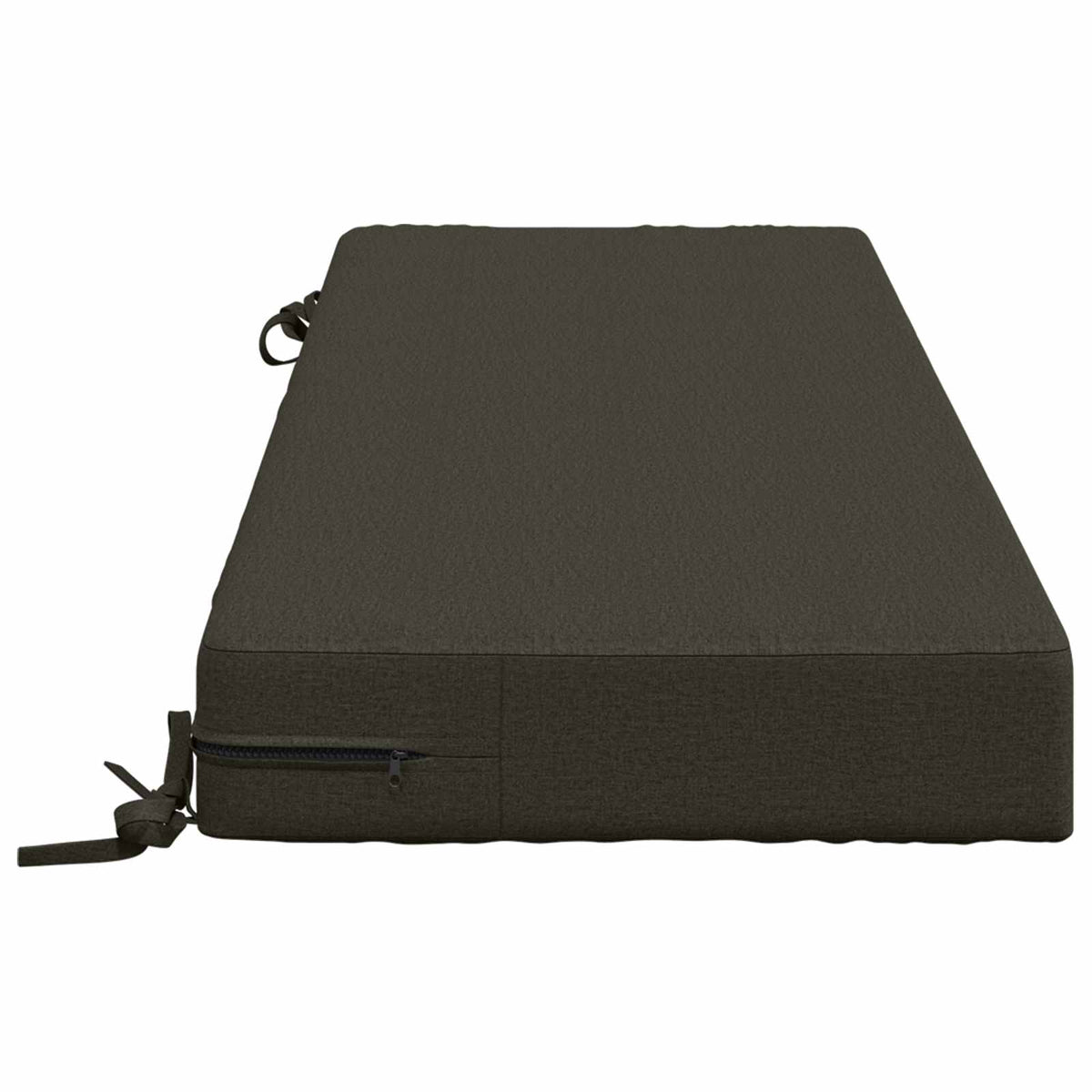 Zitkussen SOEST 100% Polyester Antraciet 120 x 40 x 10 cm