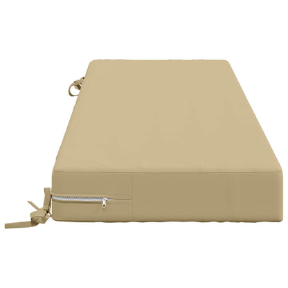 Zitkussen SOEST 100% Polyester Beige 120 x 40 x 10 cm