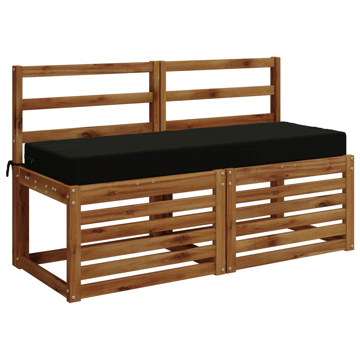Zitkussen SOEST 100% Polyester Zwart 120 x 40 x 10 cm