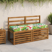 Zitkussen 120x40x10 cm meerkleurig polyester