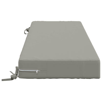 Zitkussen SOEST 100% Polyester Grijs 120 x 40 x 10 cm