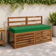 Zitkussen groen 120 x 40 x 10 cm polyester