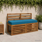 Zitkussen lichtblauw 120x40x10 cm polyester