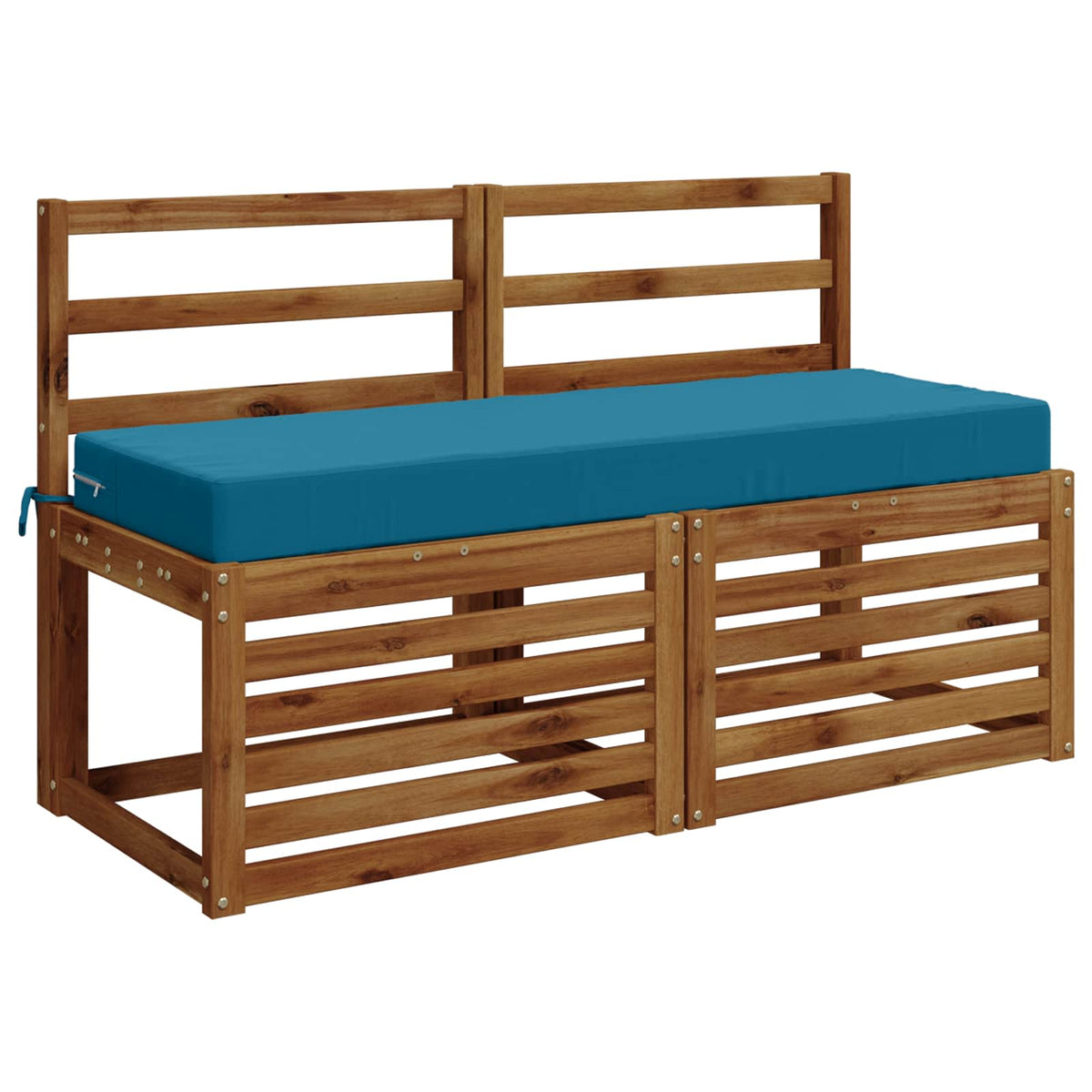 Zitkussen SOEST 100% Polyester Lichtblauw 120 x 40 x 10 cm