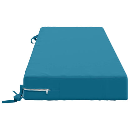 Zitkussen SOEST 100% Polyester Lichtblauw 120 x 40 x 10 cm