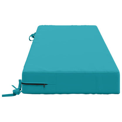 Zitkussen SOEST 100% Polyester Turquoise 120 x 40 x 10 cm