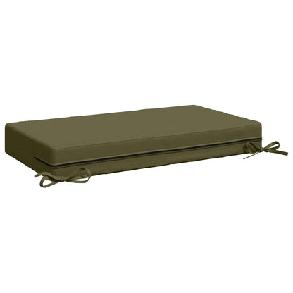 Zitkussen SOEST 100% Polyester Olijfgroen 70 x 40 x 10 cm