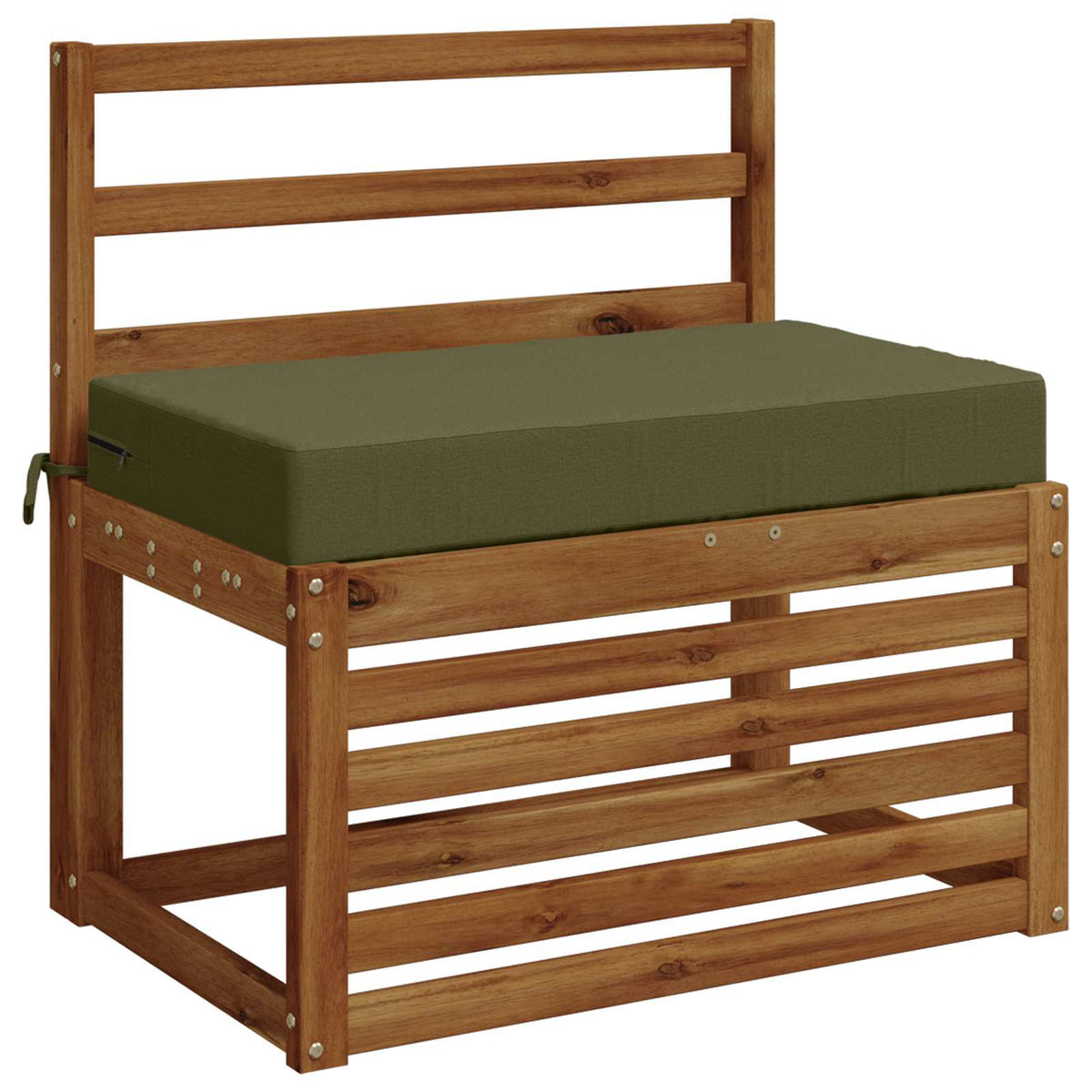 Zitkussen SOEST 100% Polyester Olijfgroen 70 x 40 x 10 cm