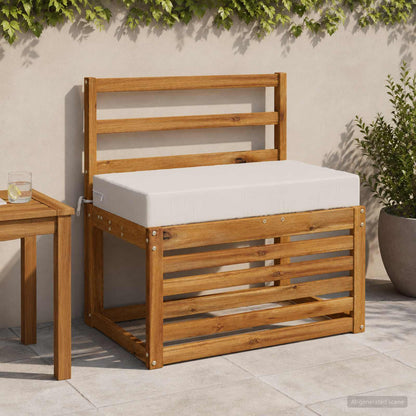 Zitkussen SOEST 100% Polyester Wit 70 x 40 x 10 cm