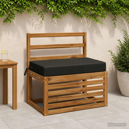 Zitkussen SOEST 100% Polyester Zwart 70 x 40 x 10 cm