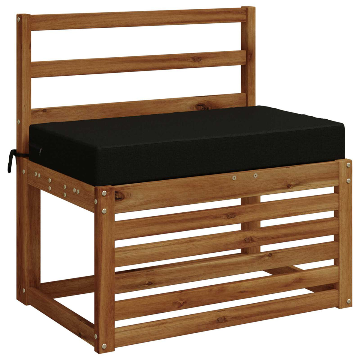 Zitkussen SOEST 100% Polyester Zwart 70 x 40 x 10 cm