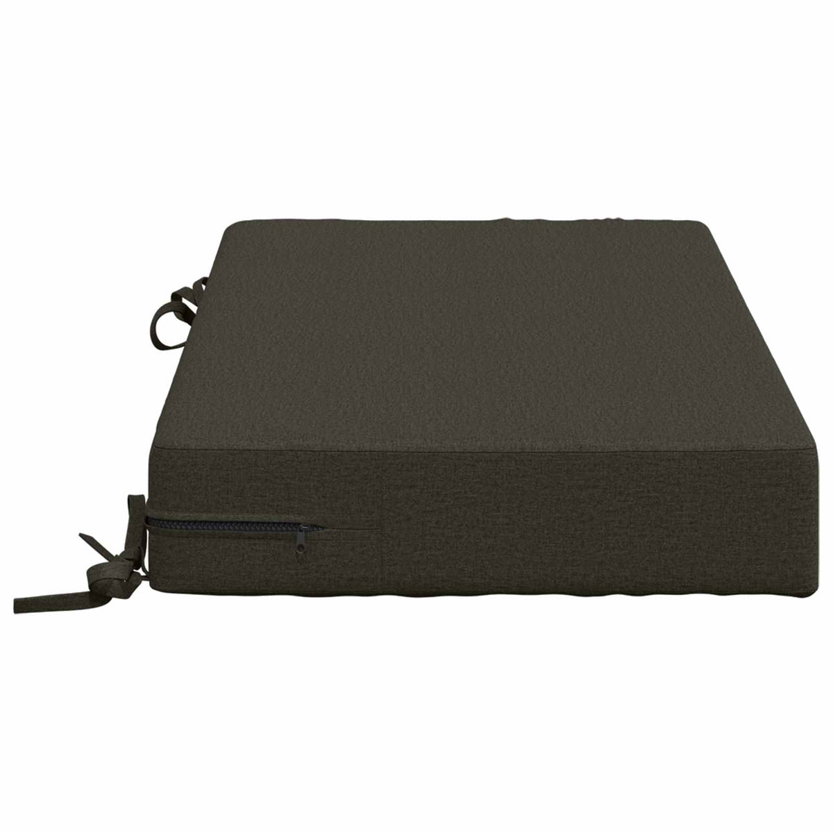 Zitkussen SOEST 100% Polyester Antraciet 70 x 40 x 10 cm