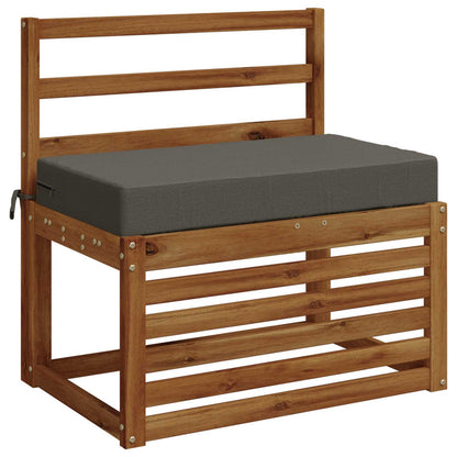 Zitkussen SOEST 100% Polyester Grijs 70 x 40 x 10 cm