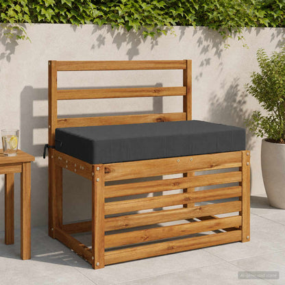 Zitkussen SOEST 100% Polyester Antraciet 70 x 40 x 10 cm
