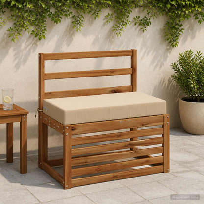Zitkussen SOEST 100% Polyester Beige 70 x 40 x 10 cm