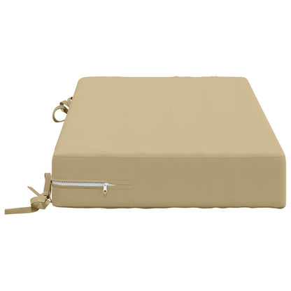 Zitkussen SOEST 100% Polyester Beige 70 x 40 x 10 cm