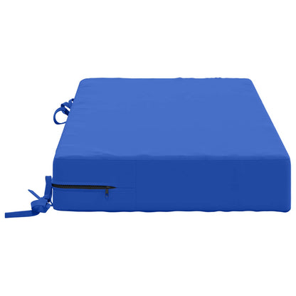 Zitkussen SOEST 100% Polyester Koninklijk Blauw 70 x 40 x 10 cm
