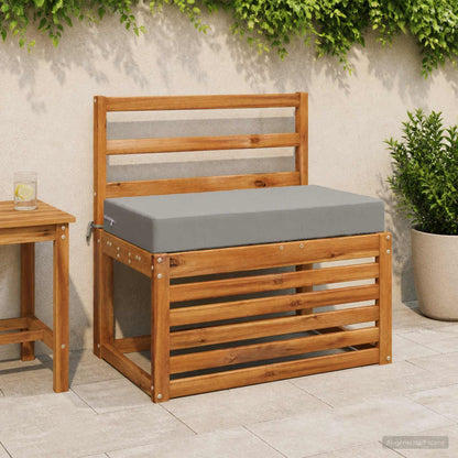 Zitkussen SOEST 100% Polyester Grijs 70 x 40 x 10 cm