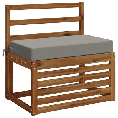 Zitkussen SOEST 100% Polyester Grijs 70 x 40 x 10 cm
