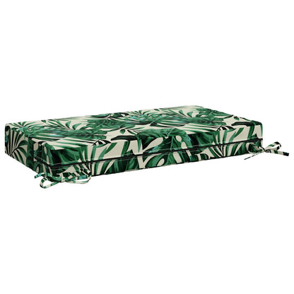 Zitkussen SOEST 100% Polyester Bladpatroon 70 x 40 x 10 cm
