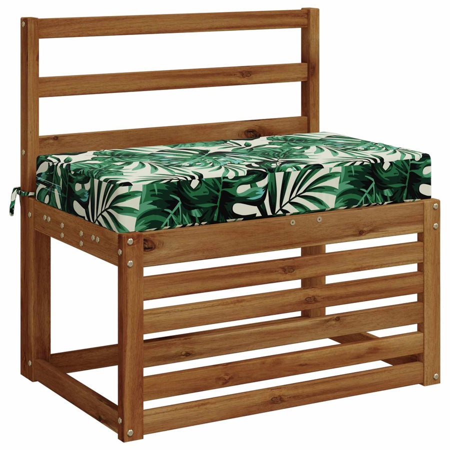 Zitkussen SOEST 100% Polyester Bladpatroon 70 x 40 x 10 cm