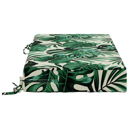 Zitkussen SOEST 100% Polyester Bladpatroon 70 x 40 x 10 cm