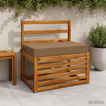 Zitkussen SOEST 100% Polyester Taupe 70 x 40 x 10 cm