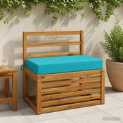 Zitkussen 70x40x10 cm turquoise polyester
