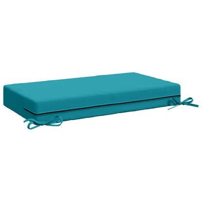 Zitkussen SOEST 100% Polyester Turquoise 70 x 40 x 10 cm