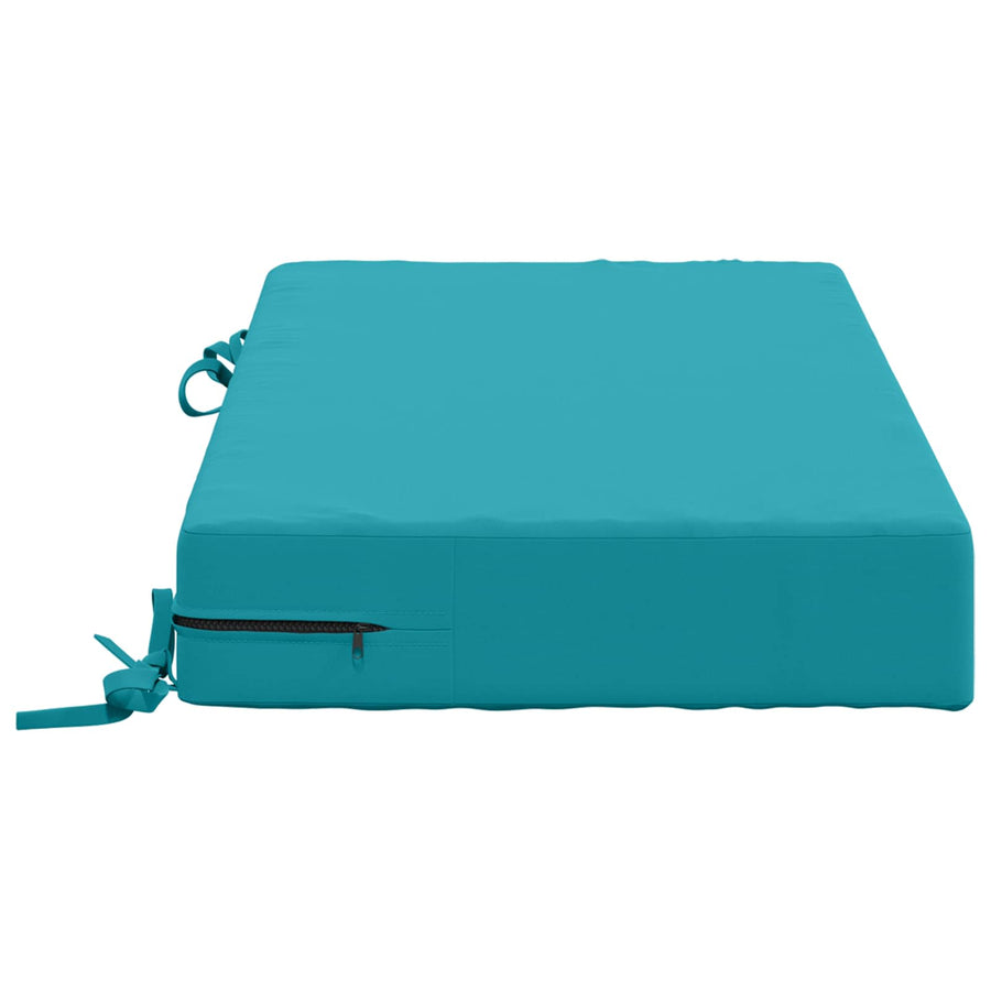 Zitkussen SOEST 100% Polyester Turquoise 70 x 40 x 10 cm
