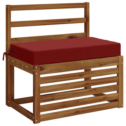 Zitkussen SOEST 100% Polyester Wijnrood 70 x 40 x 10 cm