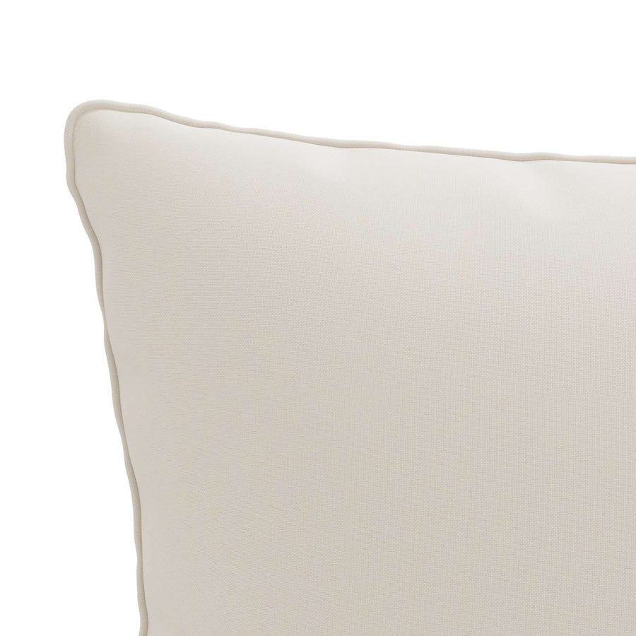 1-Delig Rugkussen PUTTEN 100% Polyester Wit 50 x 40 x 15 cm