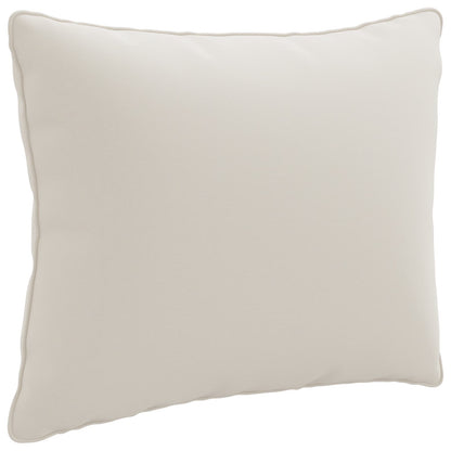 1-Delig Rugkussen PUTTEN 100% Polyester Wit 50 x 40 x 15 cm
